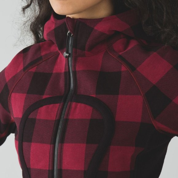 RARE EUC Lululemon Scuba Hoodie II in Buffalo Plaid Mini Camp Check size 6 - Picture 14 of 14